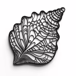 a metal sculpture with an intricate pattern of leaves