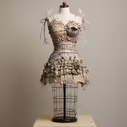 this mannequin is covered in a dress form