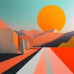 a picture of the landscape with a background that looks like mountains