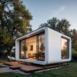 an image of a small house on stilts