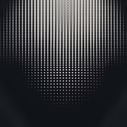white dots in black background on a black backdrop