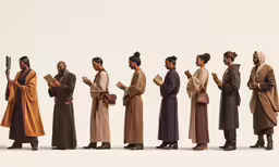 an image of several people standing side by side