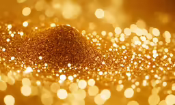 yellow sparkle, that is shiny, gold and blurry