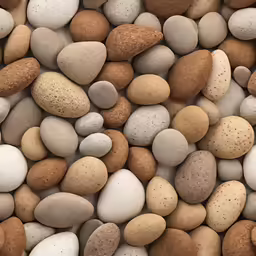 a pile of some rocks and gravel with white and brown speckles