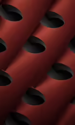 many holes are cut out in the center of the pattern