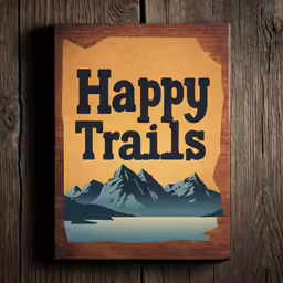 the book happy trails features mountains and snow