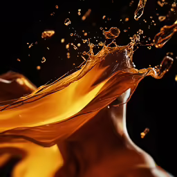 a man with a shirt is in the middle of some liquid