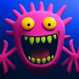 a close up of a fake body with yellow eyes