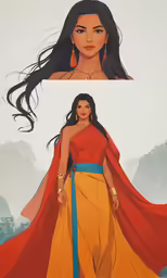 a digital illustration of the avatars of poca, poca and poca on an avatar avatar