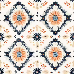 an abstract, colorful background in blue and orange