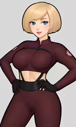 a cartoon character is posing for a photo