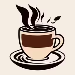 a cup of coffee with steam coming out of it