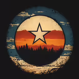 a picture that is in some sort of circular