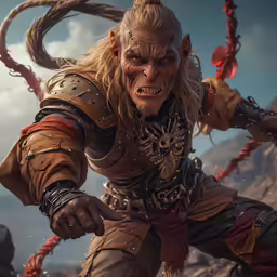 the character of warcraft is depicted in this screenshot