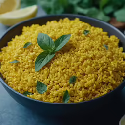 the yellow food is ready to be eaten