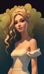 a beautiful young woman with long blonde hair