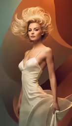 a very pretty lady wearing a nice white dress
