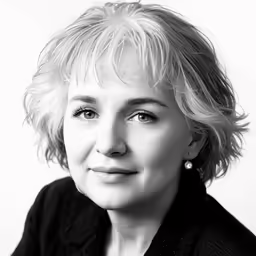 a black and white photo of a woman