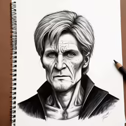 the drawing of harrison star trek