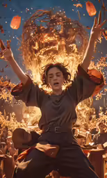 the hobbit musical is being projected