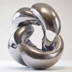 metal objects with large silver balls on them