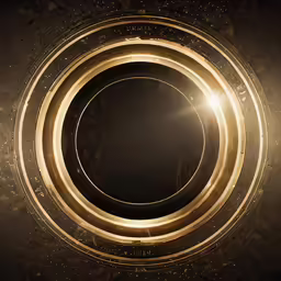 a very pretty shiny round shaped object on a black background