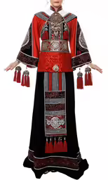 a young girl wearing an oriental dress