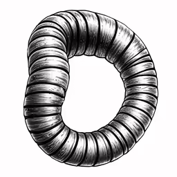 the letter o in the shape of a ring