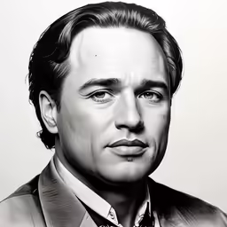 a portrait of a man wearing a jacket and tie