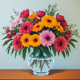 an image of a beautiful floral arrangement in a vase