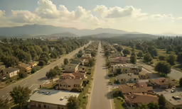 a city street that has cars on it