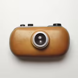 an image of a camera with its lens up