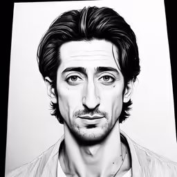 the artist is making this self portrait of himself