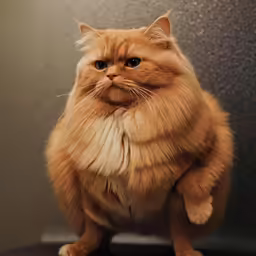 a cat is posing in the middle of a photo
