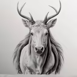 a very pretty looking animal with long hair