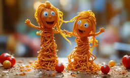 some very cute sculptures of some kind