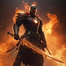 an image of a man in armor holding a sword