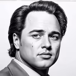 a portrait of a man in a suit