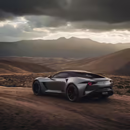 an image of the modern, all - electric sports car