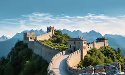 this is an image of the great wall of china