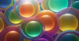 a close - up shot of many colors on the surface