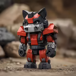 a lego toy that is on the ground