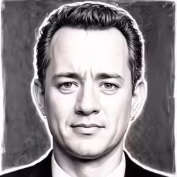 black and white photo of man in suit and tie