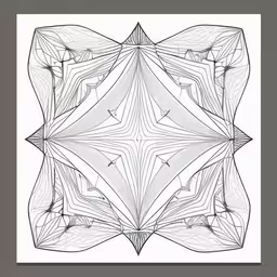 a drawing of an intertwined object in black and white,the drawing shows what happens on the inside