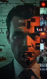 an image of a man with many images