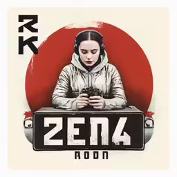 the poster for her movie zeia adn