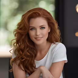 an image of a woman with curly hair