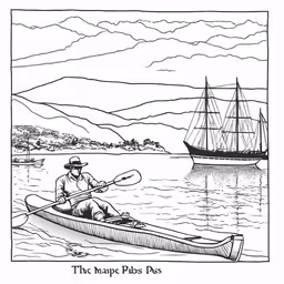 a drawing of the rappa plebss on lake placid