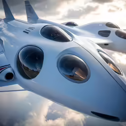 an image of a large flying jet like vehicle