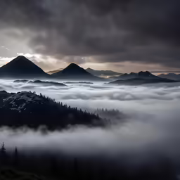 there are a lot of clouds in the sky
